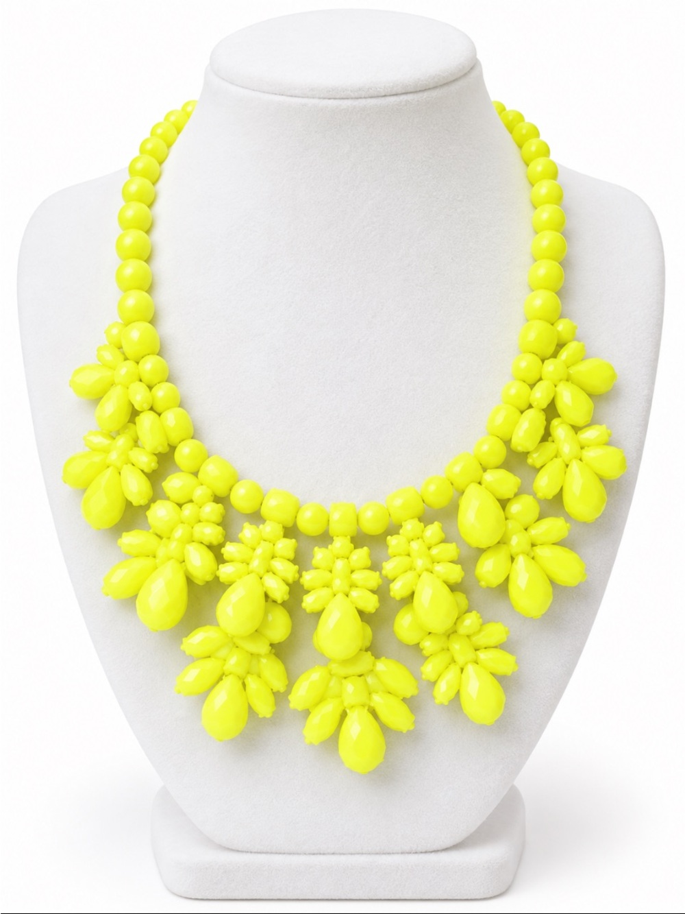 Vineyard Vines Neon Layered Floral Clustered Statement Necklace 💥🆕💥